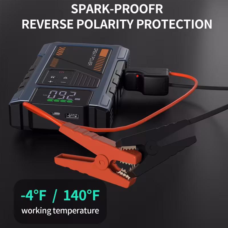 7000A Car Portable Wireless Car Air Compressor Jump Starter