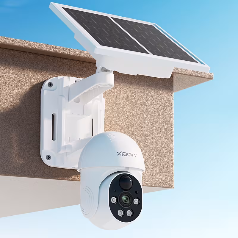 XIAOVV P6 1080P Wireless Outdoor WiFi Solar Security Camera